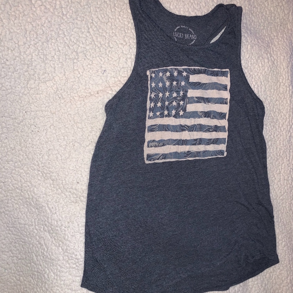 American Flag Tank Top